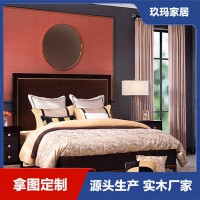 現(xiàn)代簡約歐式風(fēng)床 酒店床廠家定制 酒店床廠家定制 酒店家具定制廠家 實(shí)木床定制廠家